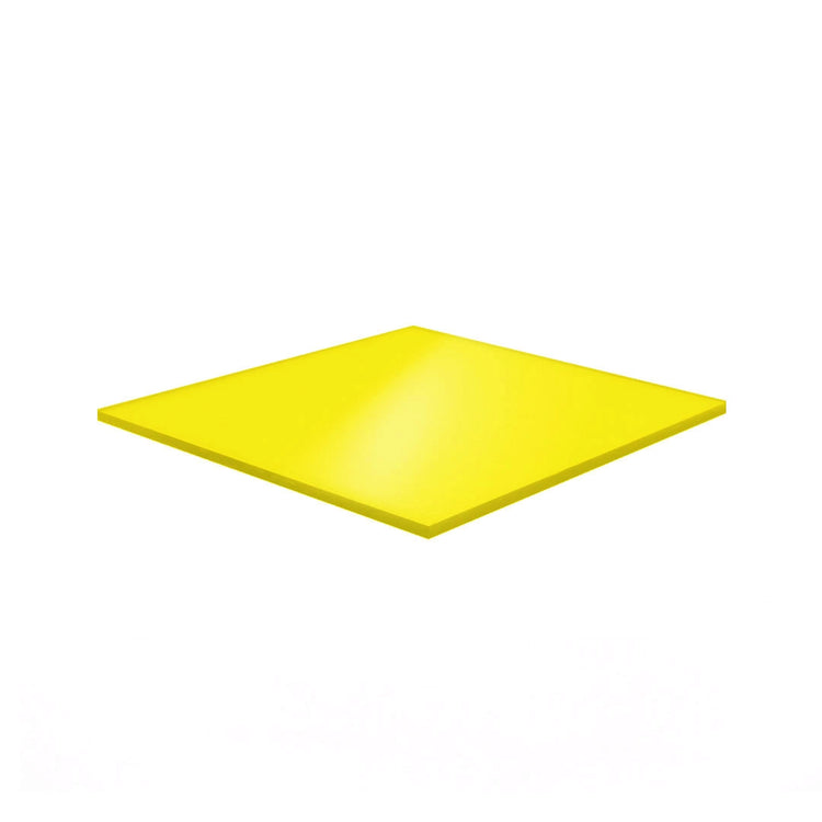 Plexiglass Colato 3 mm trasparente Giallo